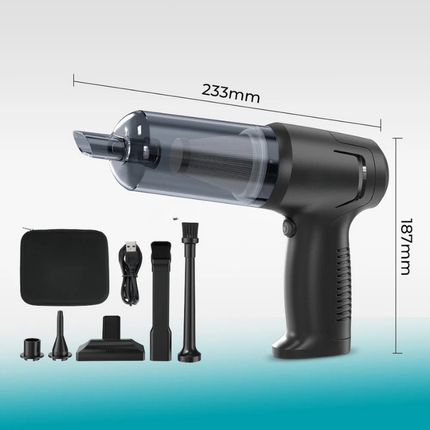 Portable Cordless Handheld Vacuum Cleaner for Car Interior and Home Use, Brushless Motor