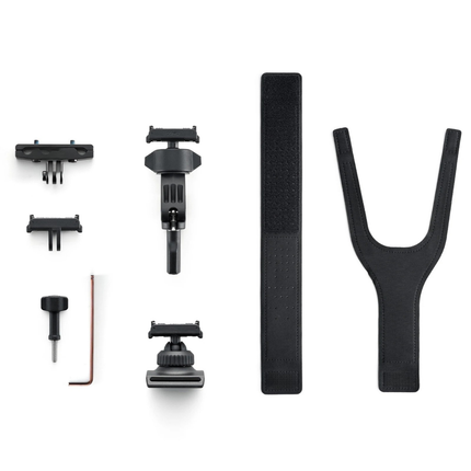 Multi-Purpose Cycling Camera Mount Kit with Seat Rail Mount and Quick-Release Adapter