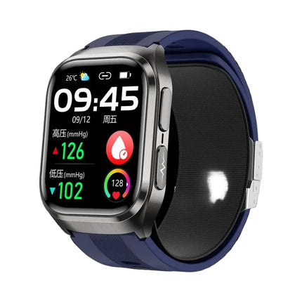 Smart Watch with Airbag Blood Pressure Monitor 2.06" AMOLED Bluetooth Call