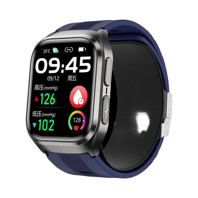 Smart Watch with Airbag Blood Pressure Monitor 2.06" AMOLED Bluetooth Call