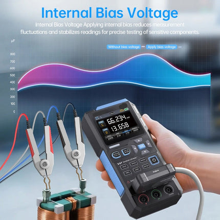 Handheld Digital LCR Meter for Accurate RLC Component Testing with Multi-Frequency Support
