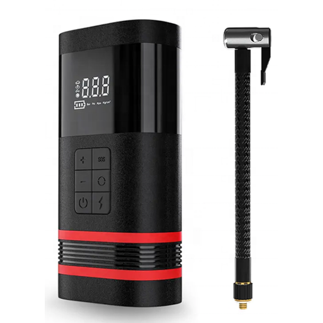 Compact Digital Air Pump 150PSI USB-C Rechargeable for Vehicles