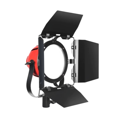 65W Red Head LED Photo & Video Studio Light with Adjustable Brightness, AC/DC Powered