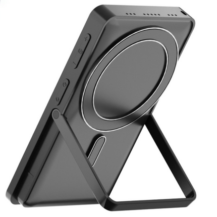 Portable Touchscreen Selfie Monitor with Secure Phone Holder & Rechargeable Power Bank