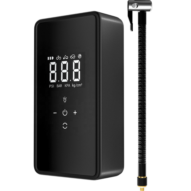 Portable Rechargeable Air Compressor for Car Motorcycle & Bicycle Tyres