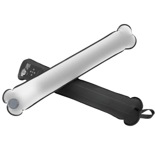Portable Rechargeable Inflatable LED Tube Light 12W Bi-Colour 2700–6500K Dimmable Photo Video Lighting