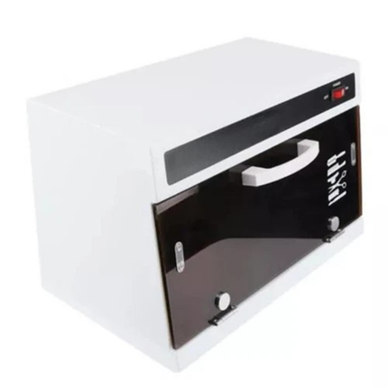 UV Tool Disinfection Cabinet with 10-Liter Capacity for Salon & Personal Care Use – White