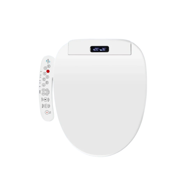 Smart Heated Bidet Seat with Instant Warm Wash, Air Drying & Hygiene Nozzle System