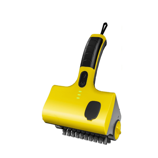 Rechargeable Cordless Power Scrubber with Interchangeable Cleaning Attachments