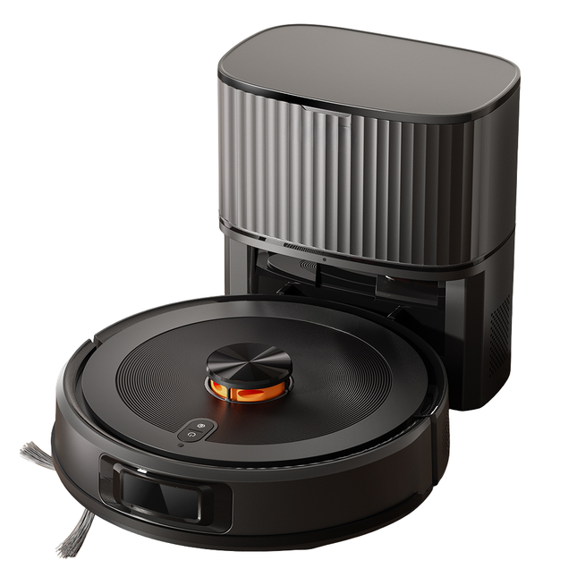 Smart Robot Vacuum and Mop with Self-Emptying Base, 4500Pa Suction, 140-Minute Runtime, 2-in-1 Cleaning