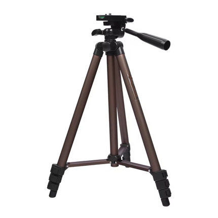 Lightweight Travel Tripod for DSLR & Smartphones – 3-Segment Aluminum Stand with Flip Locks