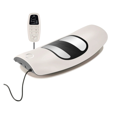 Inflatable Back Massager with Adjustable Vibration for Lumbar Spine Support