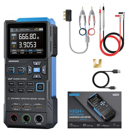 Handheld Digital LCR Meter for Accurate RLC Component Testing with Multi-Frequency Support