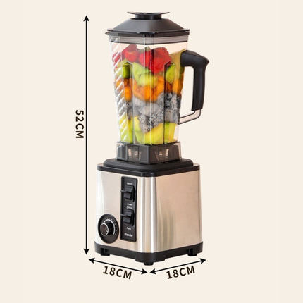 Professional 8-in-1 Electric Food Processor & Blender Set with 2L Bowl