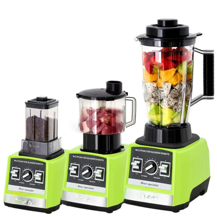 Professional Dual-Jar Kitchen Blender – 3L Family Container with 0.5L Mini Jar for Blending & Grinding