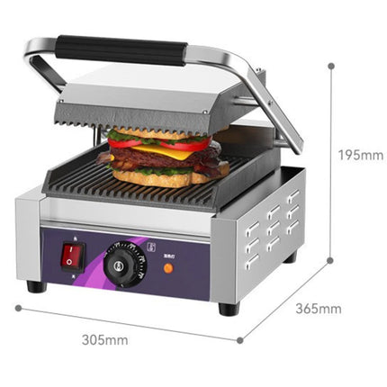 1800W Professional Panini & Grill Press Machine with Adjustable Heat Control