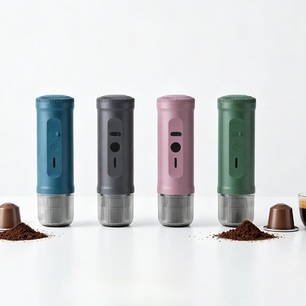 Portable USB Rechargeable Espresso Coffee Maker 20 Bar Capsule & Ground Coffee Machine