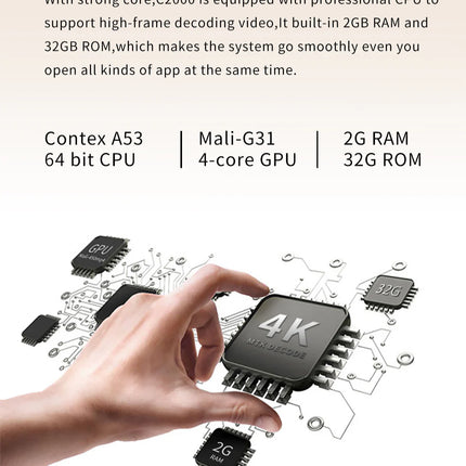 Compact Smart DLP Mini Projector with Android OS, 3D Viewing and Powerful Stereo Audio