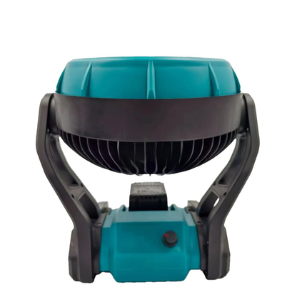 12 Inch Portable Stand Fan with LED Light, Rechargeable Lithium Battery and Button Controls