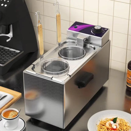 Commercial 2KW Instant Cup Noodle Cooker – Fast Heating Stainless Steel Unit