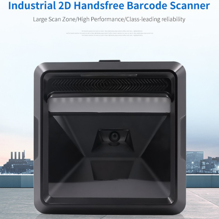 2D Desktop Barcode Scanner with Global Shutter CMOS for Retail and POS Systems
