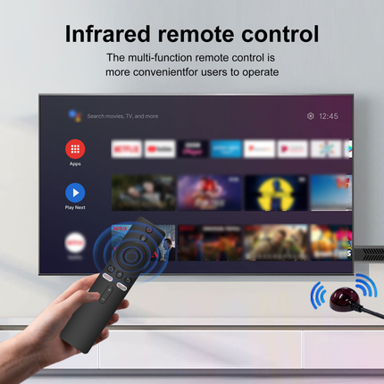 Android 14 TV Stick, 4K/8K Streaming Device, Dual WiFi, 8GB RAM 128GB Storage, Voice Control Remote
