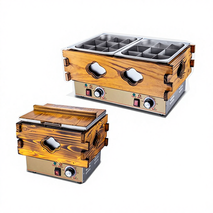 Commercial Stainless Steel Oden Hot Pot Cooker for Fish Balls, Noodles and Snack Service