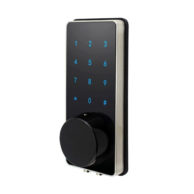 Electronic Door Lock with Digital Keypad, Mifare Card Access and Adjustable Backset