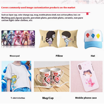 High Resolution USB Thermal Printer A4 Format for Custom Apparel and Creative Use