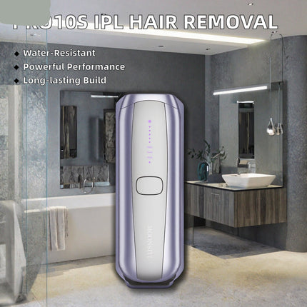High-Power 48W IPL Laser Hair Remover with Dual Quartz Lamps & 22J Energy