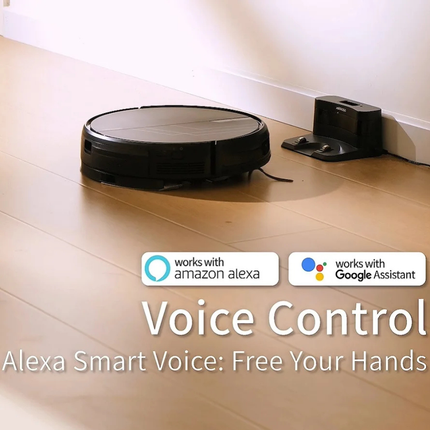 Smart Robotic Vacuum Cleaner with 4 Cleaning Modes, Wet & Dry Cleaning and Auto Recharge