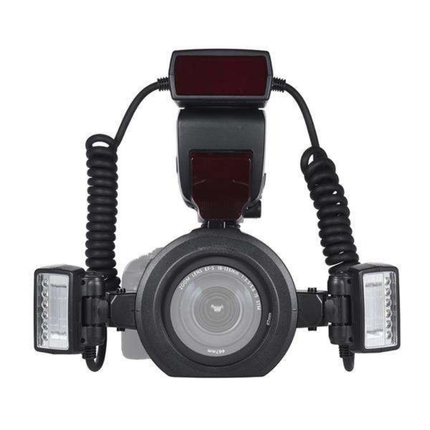 Professional Macro Twin Flash Lighting System with Daylight Output & Multi-Lens Compatibility
