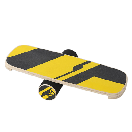 Durable Wood Balance Board for Core Strength Coordination & Yoga Workouts