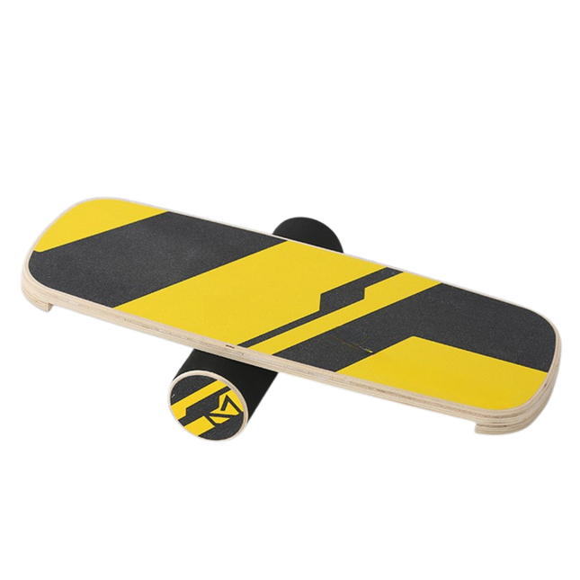Durable Wood Balance Board for Core Strength Coordination & Yoga Workouts