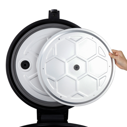 Commercial Deluxe Stainless Steel Rice Cooker with Non-Stick Inner Pot & Aluminum Heating Plate