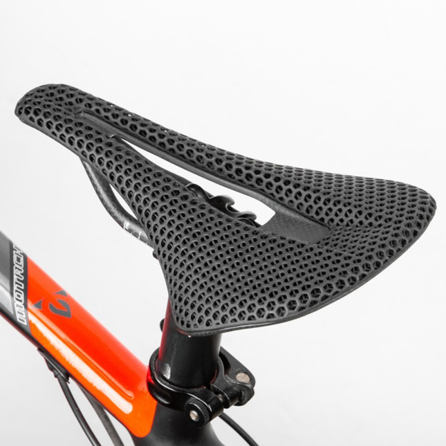 3D-Printed Bicycle Saddle with Ventilated Short Nose Design
