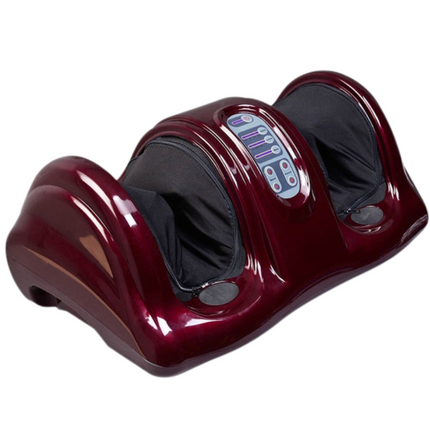 Electric Foot & Leg Massager with Shiatsu Rollers, Air Compression & Heat Relaxation
