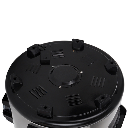 Commercial Deluxe Stainless Steel Rice Cooker with Non-Stick Inner Pot & Steamer