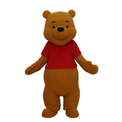 Adult Full-Body Bear Mascot Costume – Plush Cartoon Character Suit for Festivals, Promotions, Halloween & Stage Performances