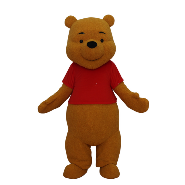 Adult Full-Body Bear Mascot Costume – Plush Cartoon Character Suit for Festivals, Promotions, Halloween & Stage Performances