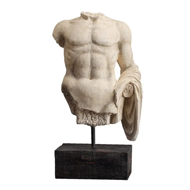 Modern Abstract Face Statue – Decorative Resin Accent for Home & Office (31cm)
