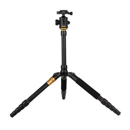 All-in-One Lightweight Camera Tripod with Horizontal Arm & Convertible Monopod