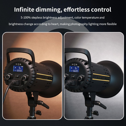 200W Professional COB Studio Light with App and Remote Control
