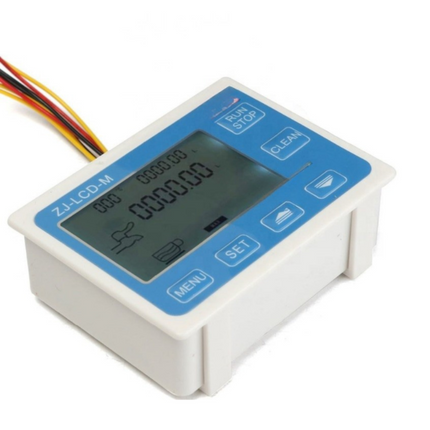 Digital Water Flowmeter with LCD Display DN50 Sensor 0.1–9999 L/min for Industrial & Agricultural Use