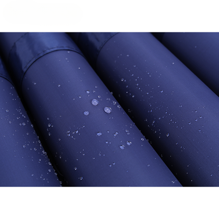 PVC Nylon Air Bubble Mattress with Full-Curve Design, Quiet Integrated Pump & Built-In Toilet Opening