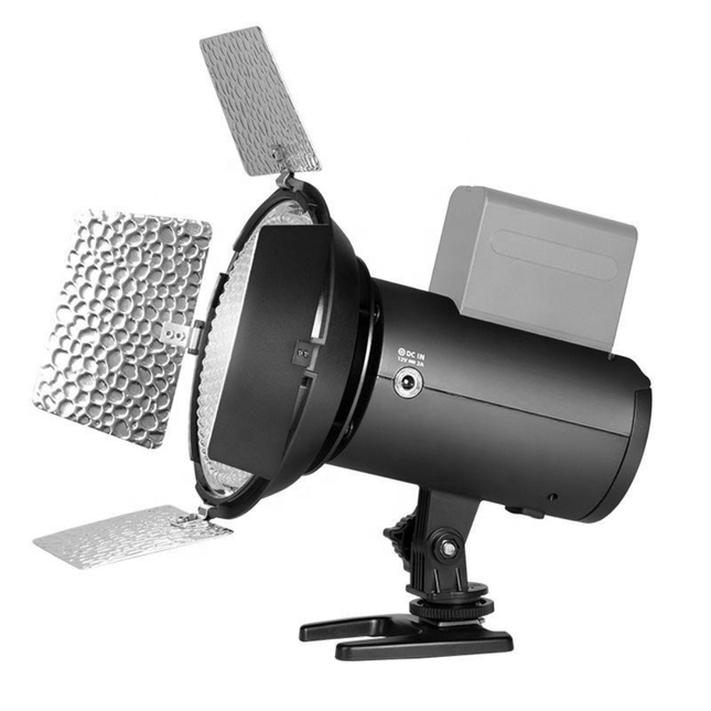24W Portable Bi-Colour LED Video Light 2700–8000K Dimmable Camera Fill Light with Remote Control for Photography & Streaming