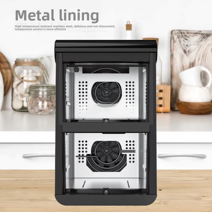 Dual Drawer Air Fryer Oven 11.4L Touch Screen Digital Cooker with Non Stick Baskets