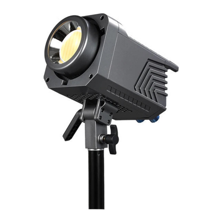 100W COB LED Video Light with Remote and Reflector – Adjustable 2700–6500K Studio Lighting