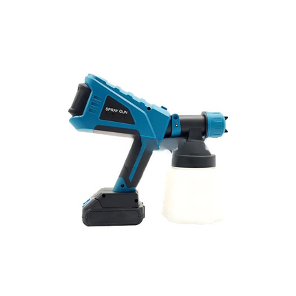 Portable Battery Powered Electric Spray Gun 300 PSI with 1.3mm Nozzle and 9oz Cup