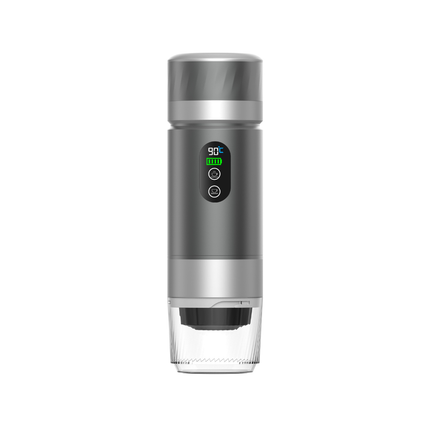 Portable Rechargeable Espresso Maker with Self-Heating Function for Capsules and Ground Coffee